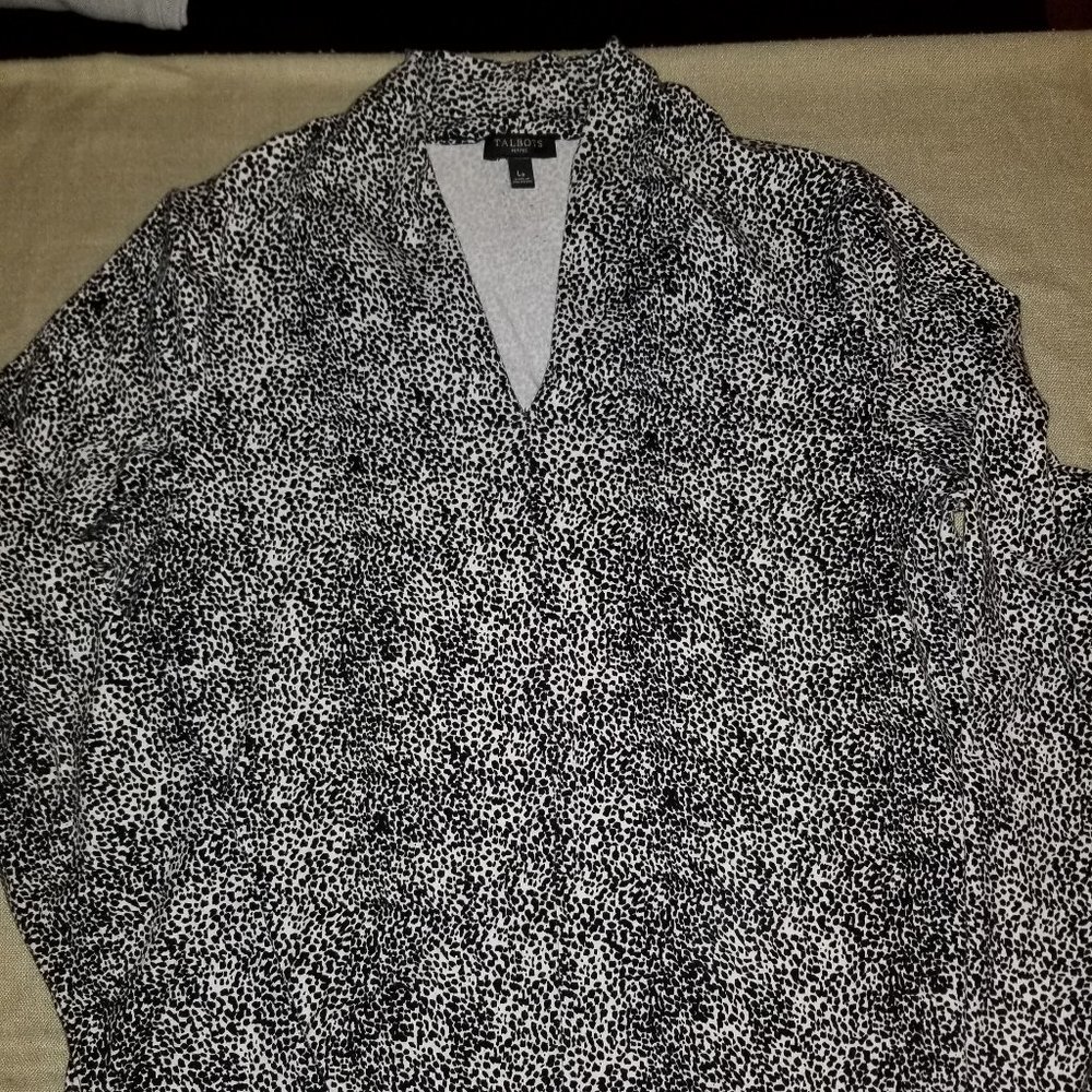 Talbots Printed Top - Picture 3 of 4
